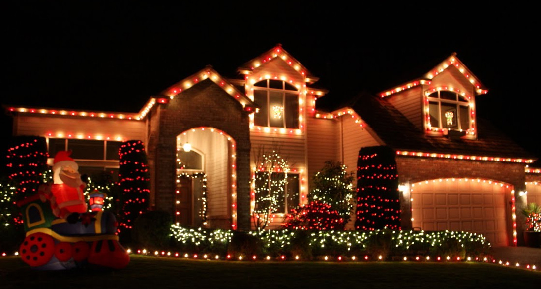 Residential Christmas Light Installation