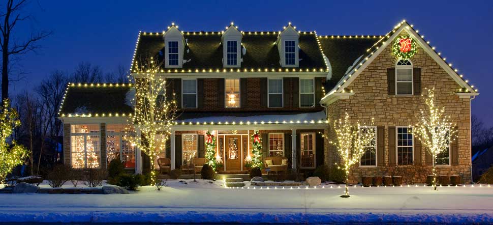 Residential Christmas Light Installation Holiday Lighting Stl - Christmas House Decorations Outside Company